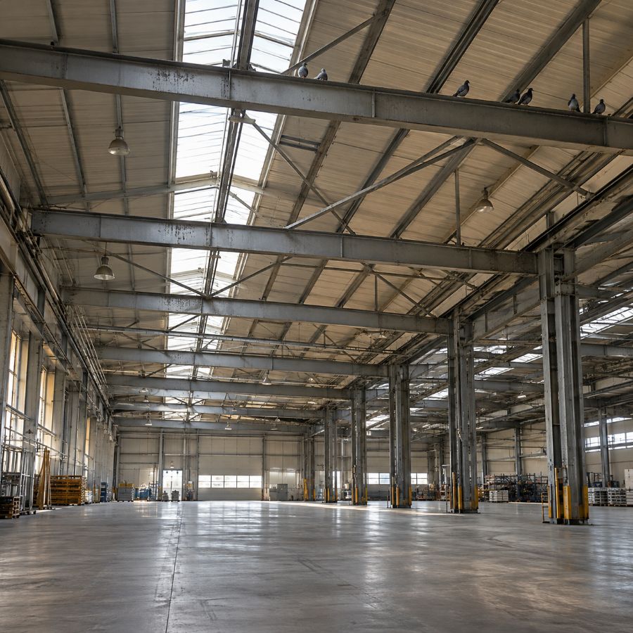 Capannoni industriali – allontanamento volatili in Sicilia