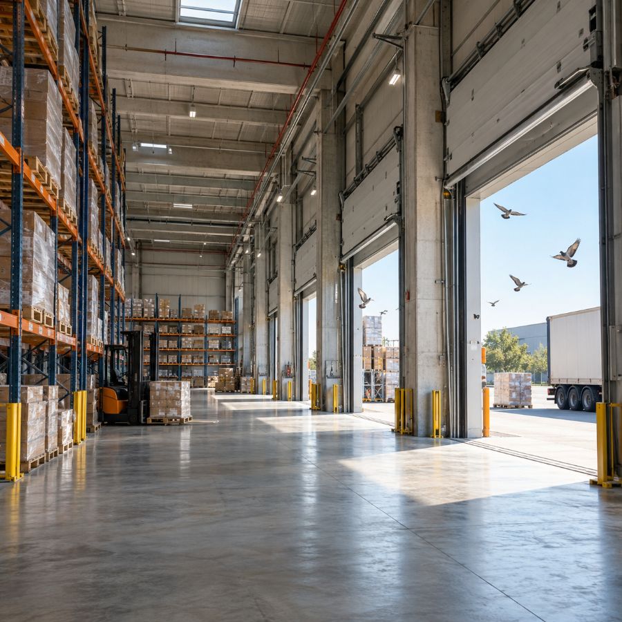 Magazzini e logistica – allontanamento volatili in Sicilia