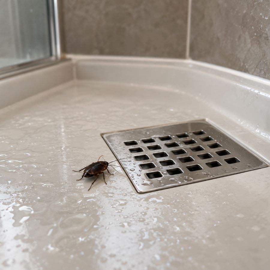 Bagni e scarichi – disinfestazione blatte in Sicilia
