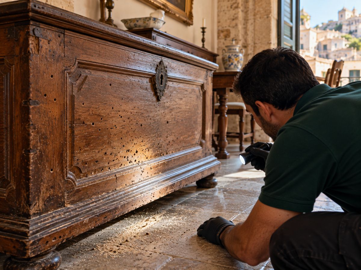Tarli a Ragusa e Modica: mobili antichi, porte e travi delle case storiche