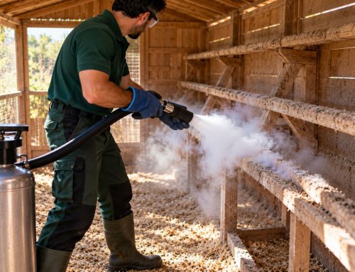 Eliminare l’acaro rosso dei polli: come funzionano ozono e azoto liquido