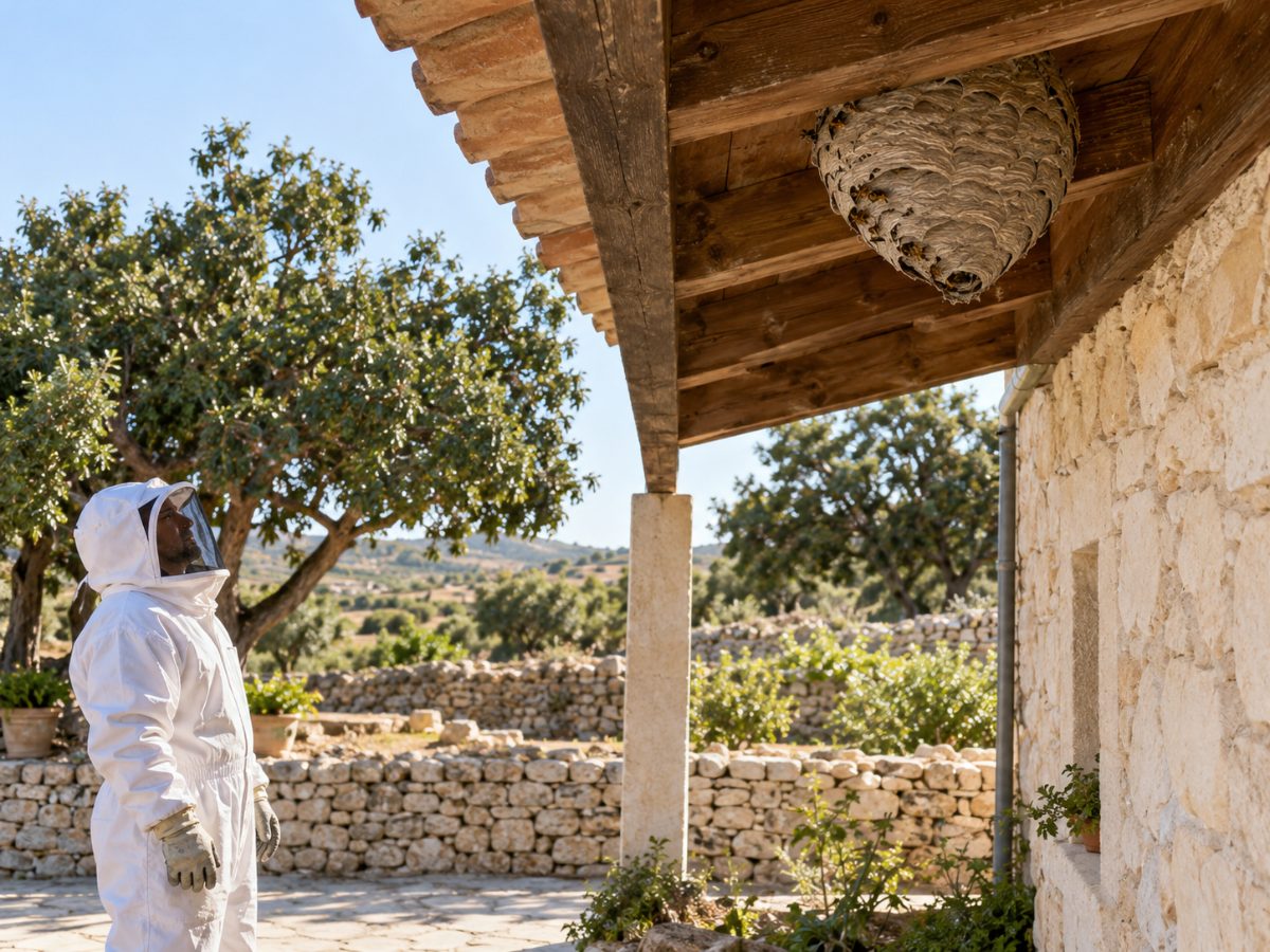Vespe e calabroni a Ragusa: nidi su balconi, tetti e giardini, come intervenire in sicurezza