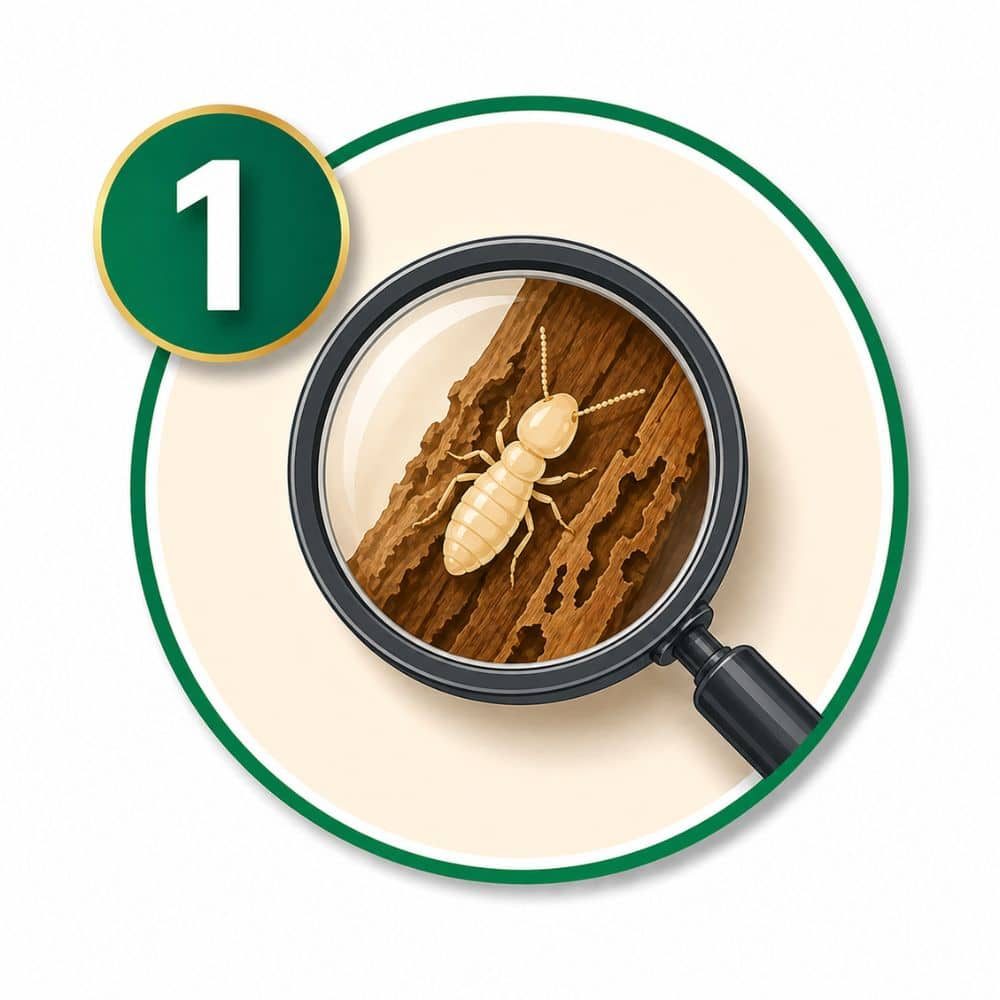 Ispezione e diagnosi – disinfestazione termiti senza pesticidi