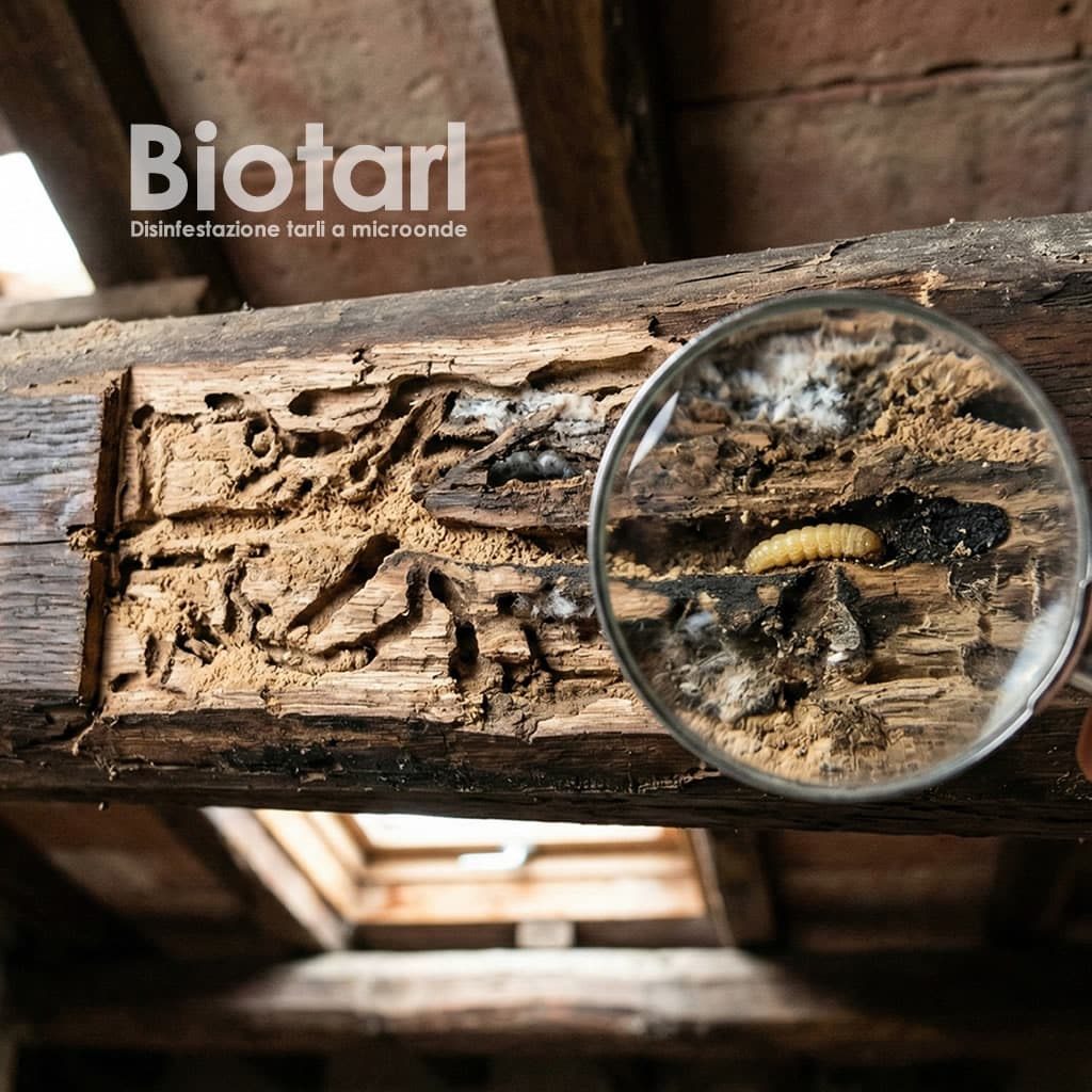 Sopralluogo diagnostico – disinfestazione tarli del legno senza pesticidi